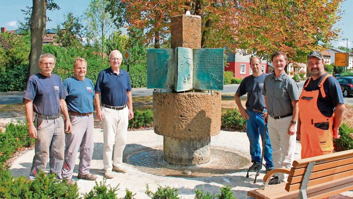 Mitwitz: Dötschel-Brunnen strahlt wieder
