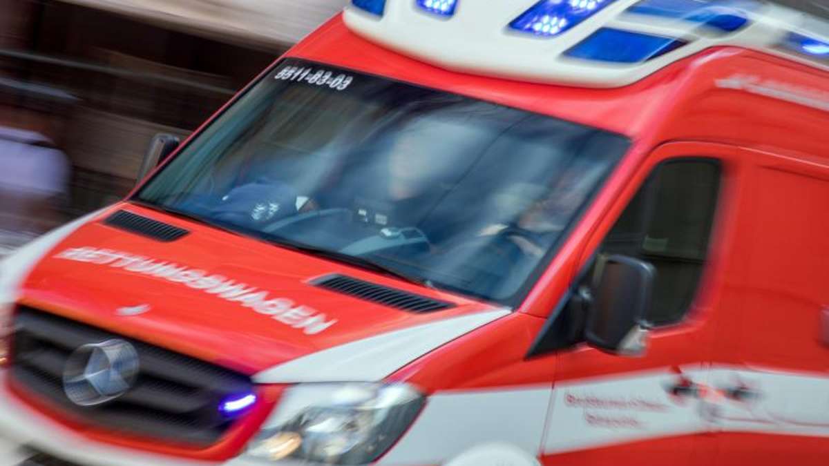 Lichtenfels: Auffahrunfall bei Redwitz wegen Rettungswagen
