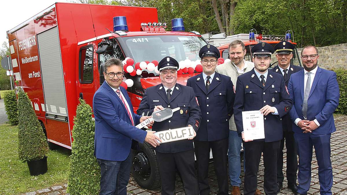 Weißenbrunn: Neues Feuerwehrauto: Mit „Rolfi“ im Einsatz
