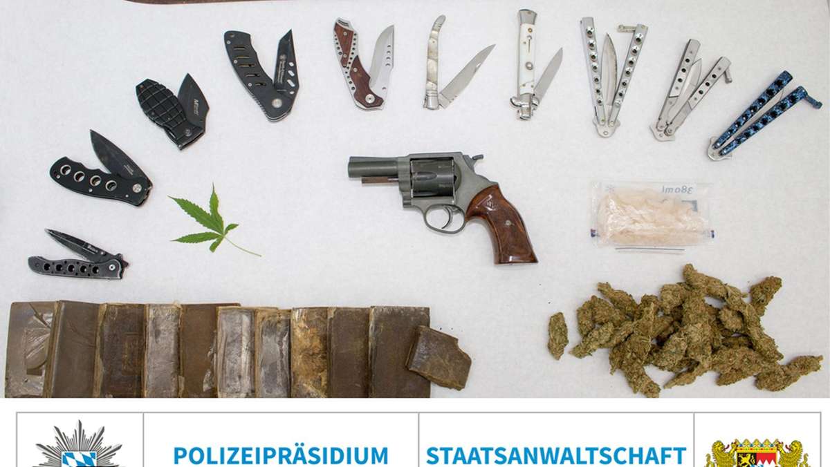 Mann in Haft: Polizei findet eineinhalb Kilo Drogen