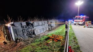 Unfälle: Erneut schweres Busunglück auf Autobahn: 22 Verletzte in NRW