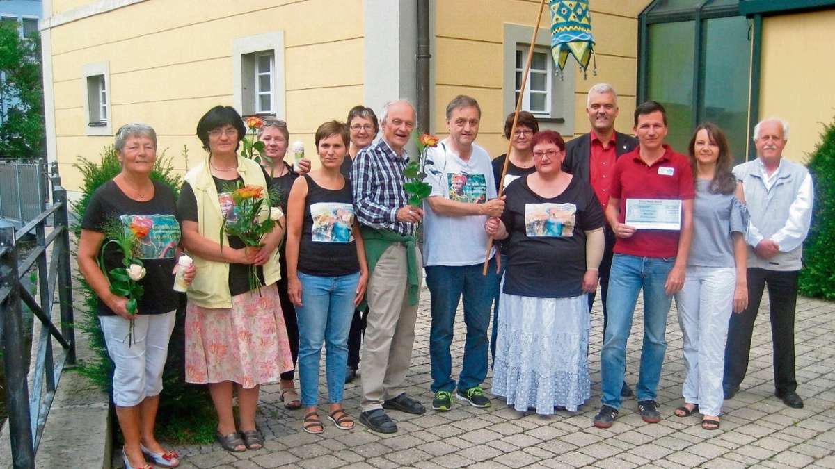 Ludwigsstadt: Zum Abschluss noch einmal ein dicker Spendenscheck