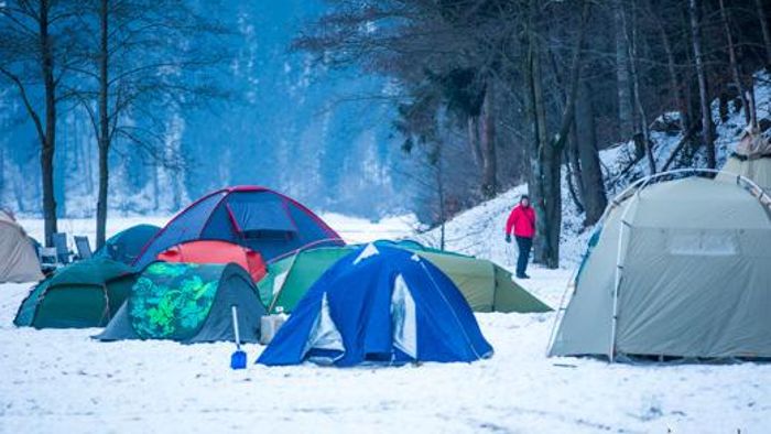Für Hartgesottene: Wintercampen bei Minusgraden