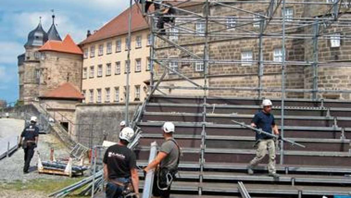 Kronach: Mühevoller Aufbau für die Faust-Festspiele