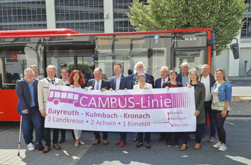Schnell mit dem Bus zur Uni – die neue Campus-Linie soll es möglich machen. Sie wird ab 1. Juni die Unistandorte in den Landkreisen Kulmbach, Bayreuth und Kronach gut getaktet miteinander verbinden. Foto:  