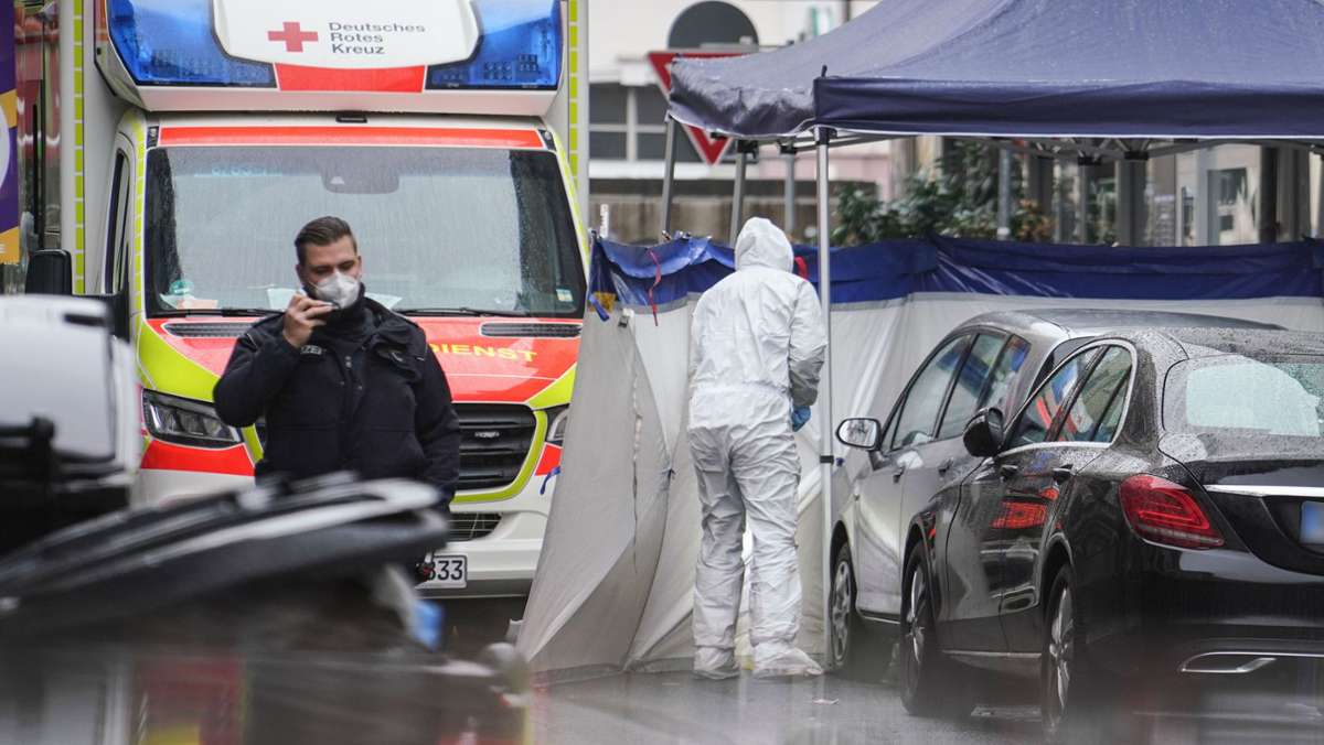Vorfall in Wiesbaden: Zwei Tote bei Schießerei in  Innenstadt