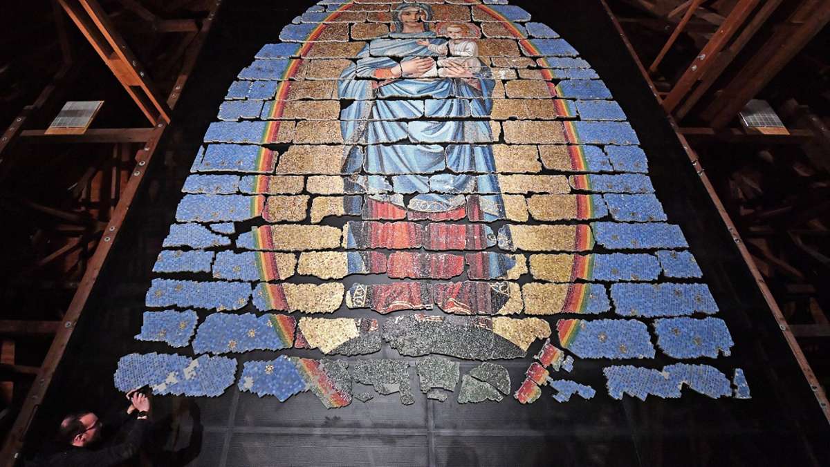 Erfurt: Mutter Gottes unterm Dach: Marienmosaik wieder zugänglich