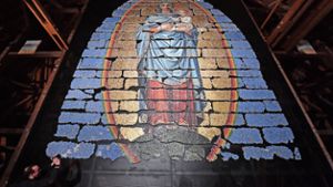 Mutter Gottes unterm Dach: Marienmosaik wieder zugänglich