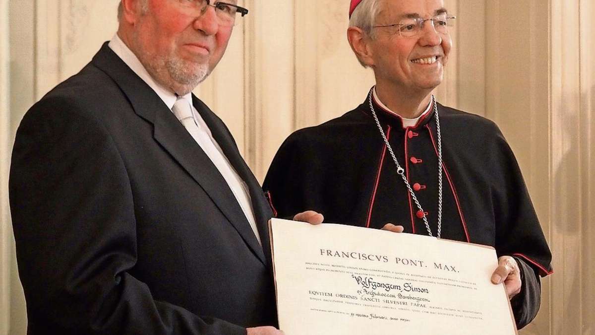 Kronach: Päpstliche Auszeichnung für Wolfgang Simon
