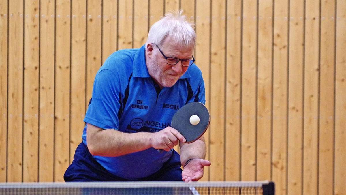 Tischtennis-Verbandsoberliga: Windheim verliert deutlich