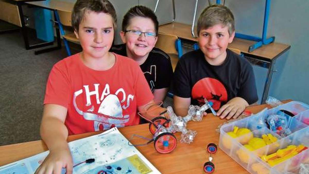 Lichtenfels: Schüler bauen ein Propellerauto