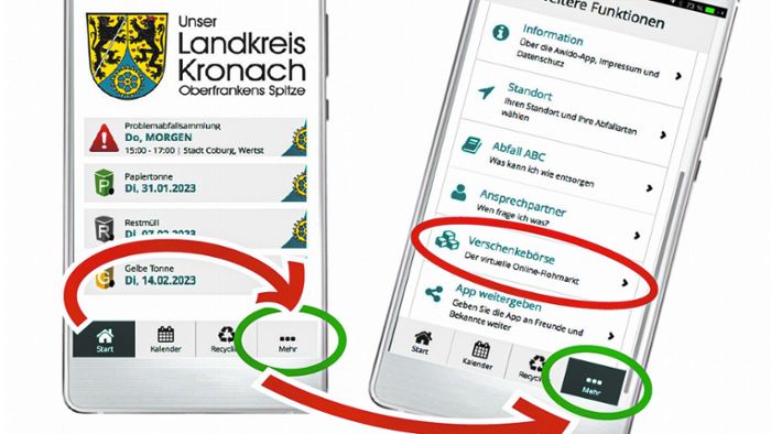 Nachhaltig via App: Kronachs neue Verschenkebörse