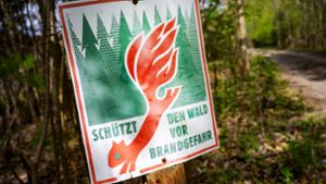Haßberge/Unterfranken: Hohe Waldbrandgefahr
