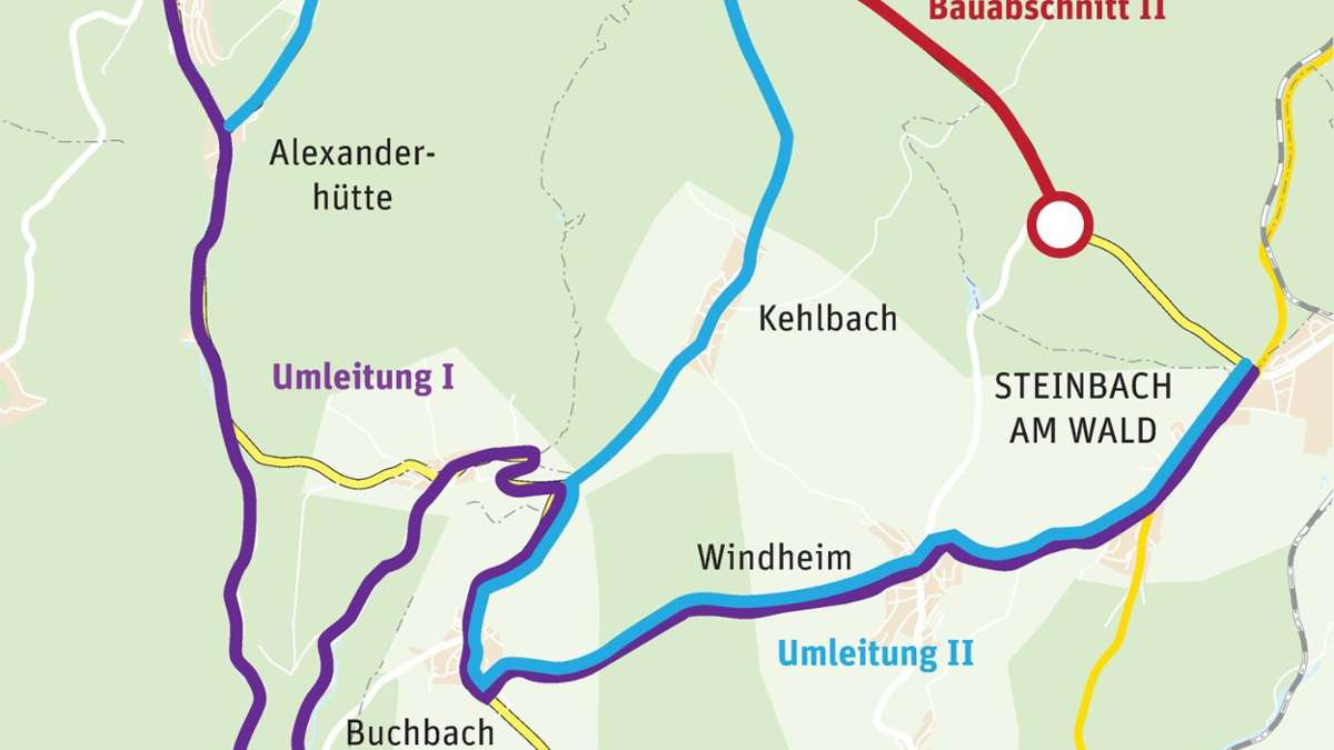 Steinbach am Wald/Tettau: Neun Wochen Umleitungen am Rennsteig