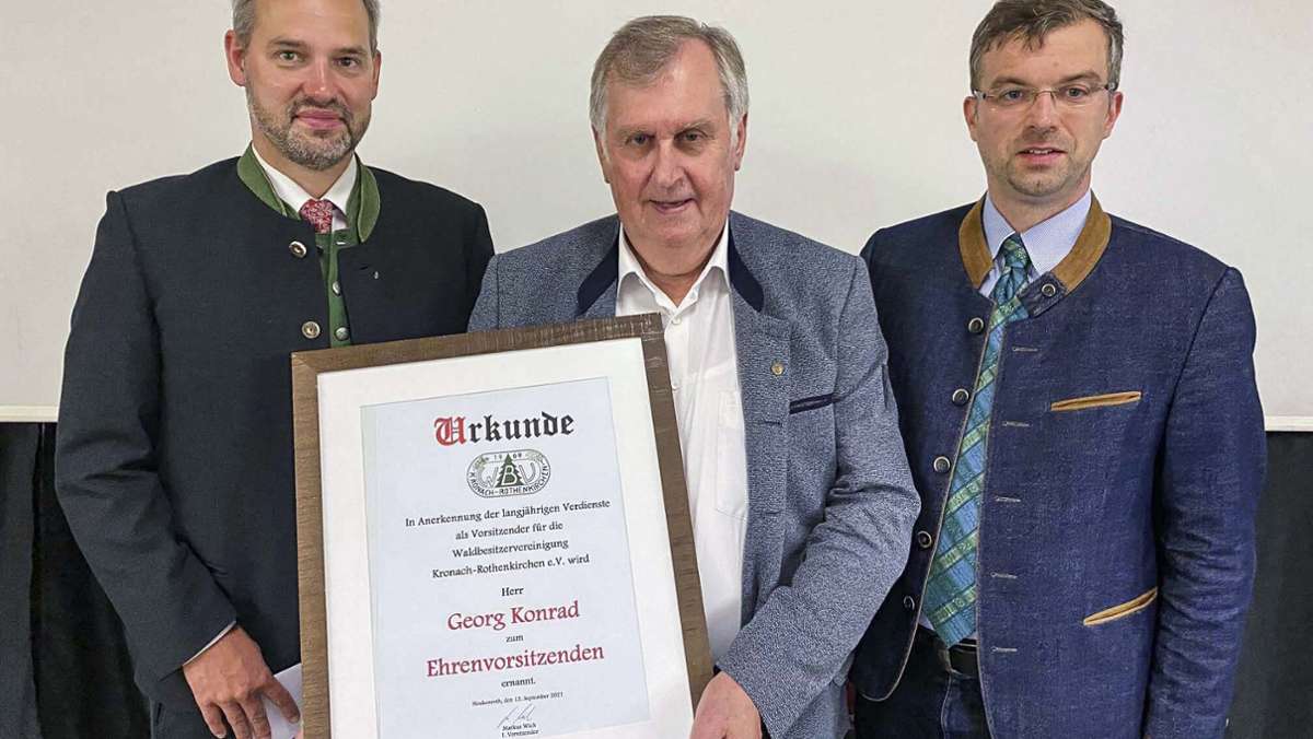 WBV Kronach-Rothenkirchen: Ehrentitel für Georg Konrad