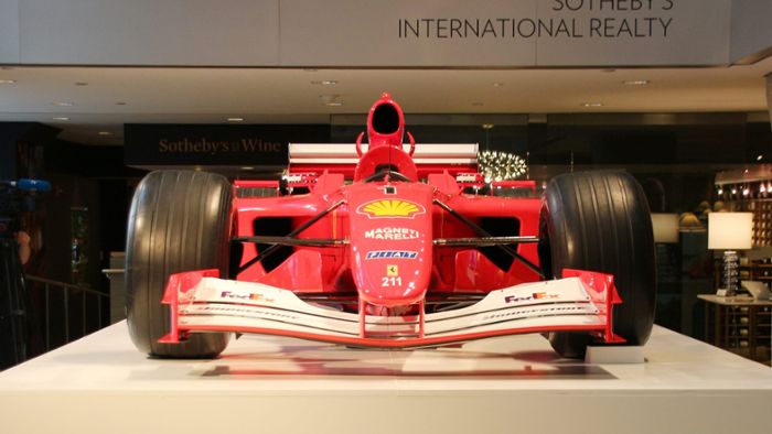 Schumacher-Ferrari in New York für 7,5 Millionen Dollar versteigert