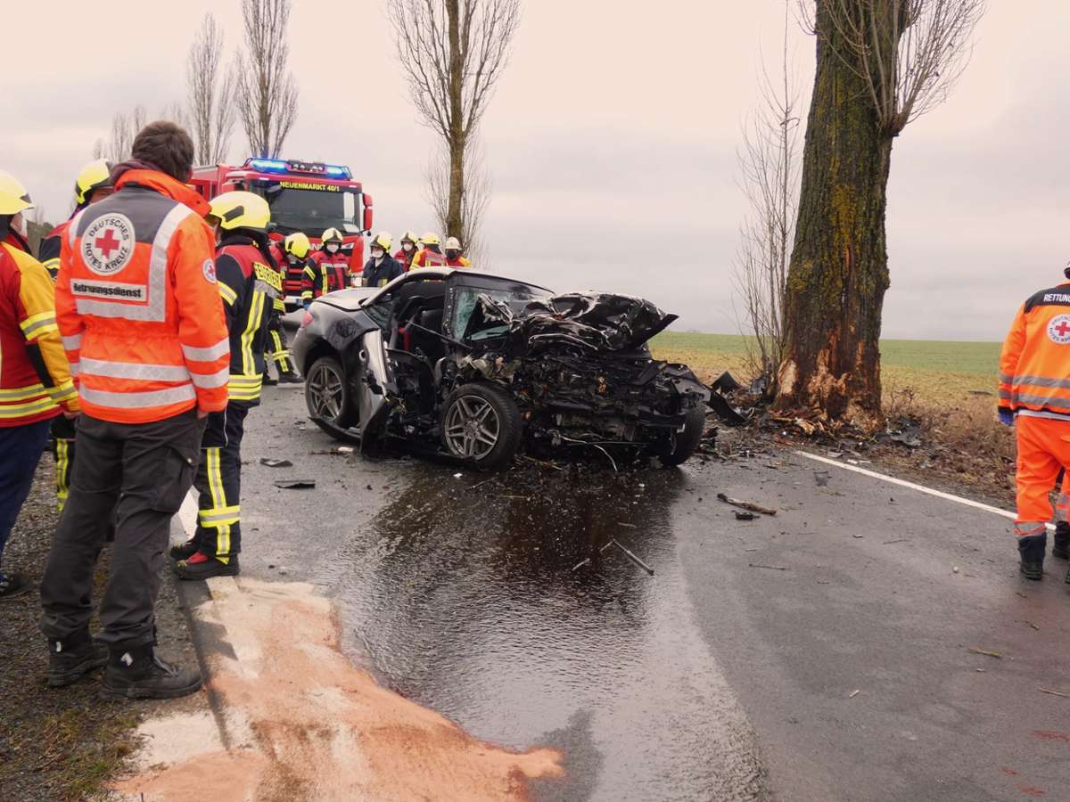 Tödlicher Unfall im Kulmbacher Land am Montag.