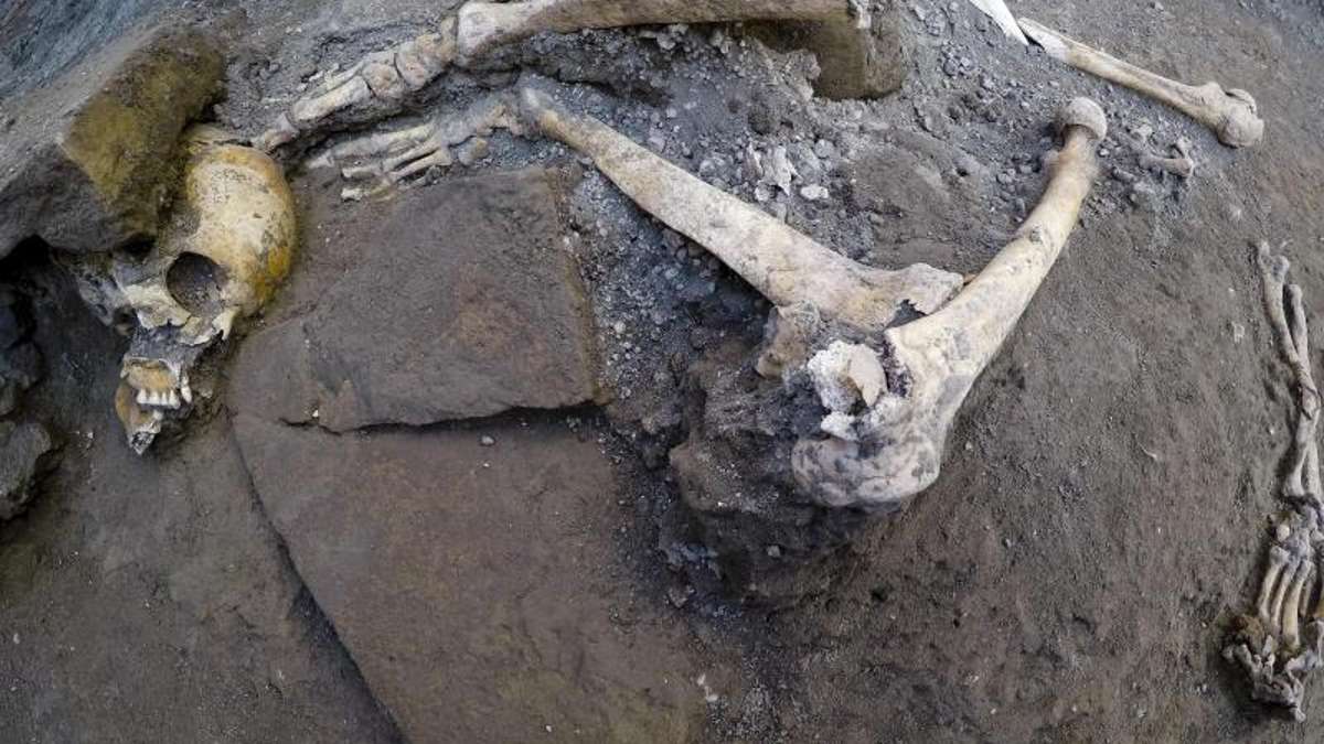 Feuilleton: Flucht vor der Asche: Skelette in Pompeji gefunden