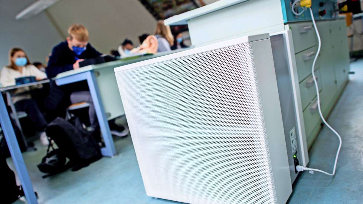 Hochschule testet Luftreiniger: Besser als CO2-Ampeln
