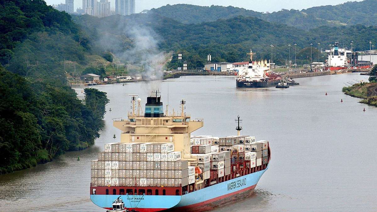 Panamakanal: Stau wegen Dürre: 126 Frachter in der Warteschlange