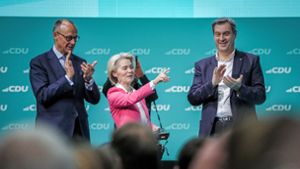 Parteitag: CDU und CSU starten in Schlussphase des Europawahlkampfes