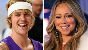Justin Bieber und Mariah Carey sorgen für Lacher