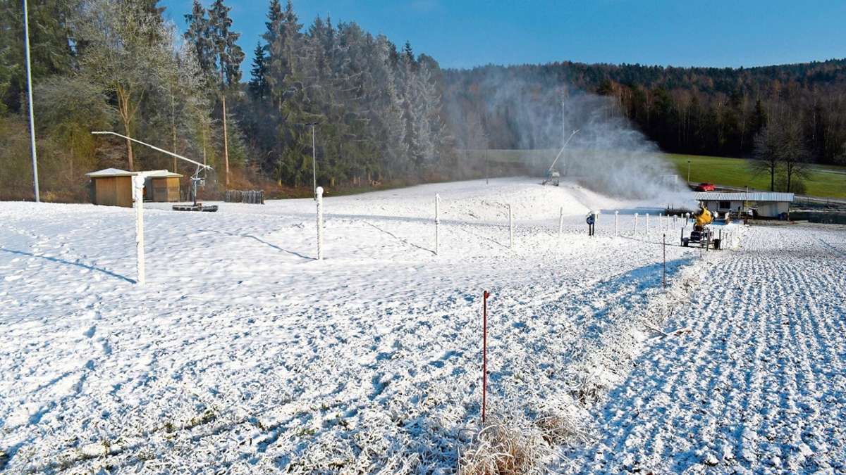 Neukirchen: In Neukirchen schneits schon