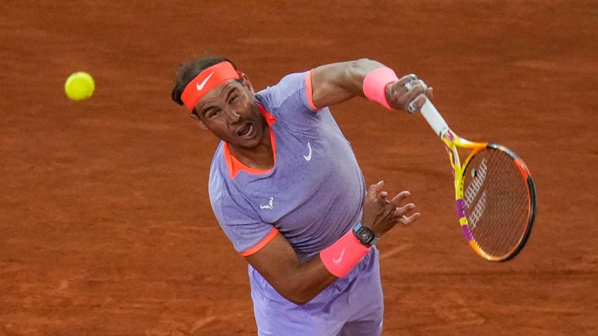 Tennis: Rafael Nadal erreicht dritte Runde in Madrid