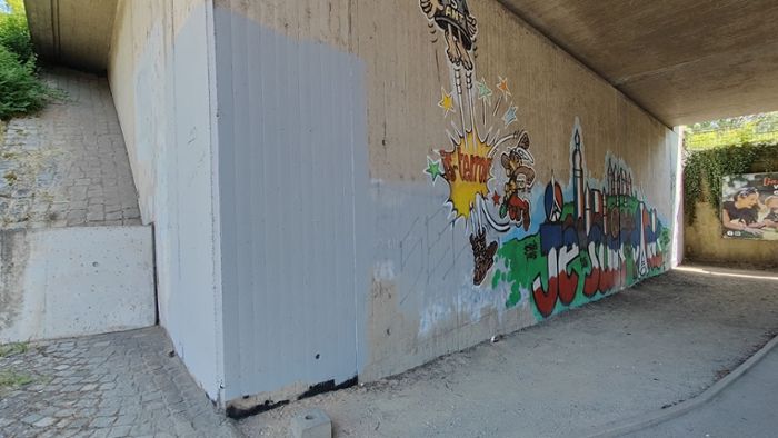 Hitler-Putin-Graffiti: Eine Entscheidung, die Fragen aufwirft