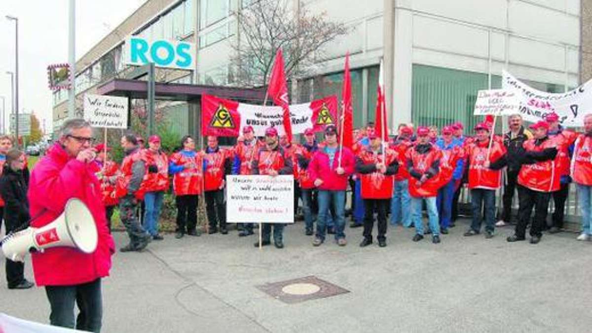 Coburg: Warnstreik bei Firma Ros