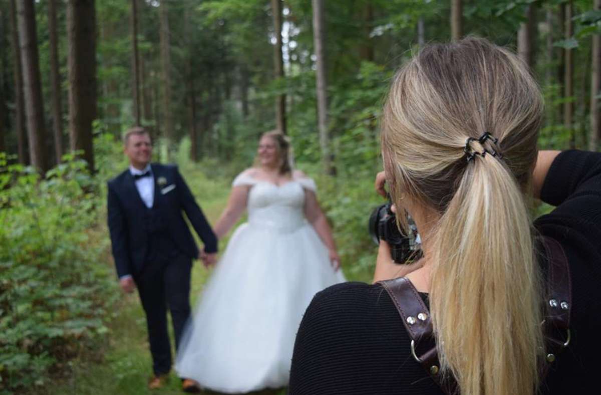 Besondere Kulisse: Fotografin Silvia Halid geht mit Brautpaaren au
