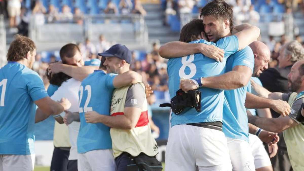 Sieg gegen Fidschi: Uruguays Rugby-Amateuren gelingt WM-Sensation
