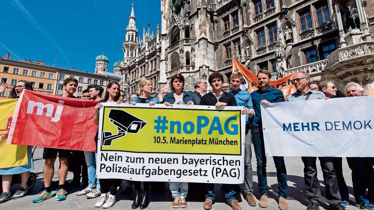 München: Aktionsbündnis macht mobil gegen Polizeiaufgabengesetz