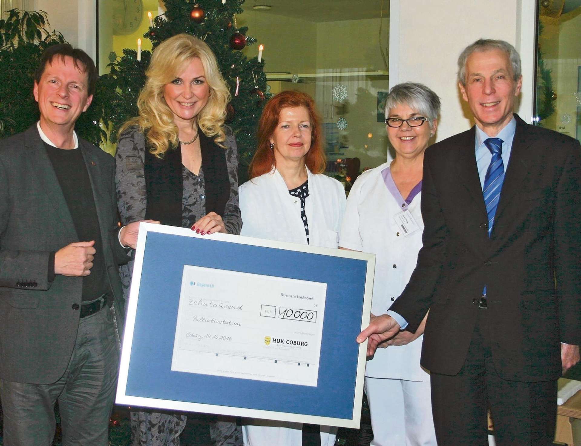 Coburg HUK unterstützt Paliativstation mit 10 000 Euro