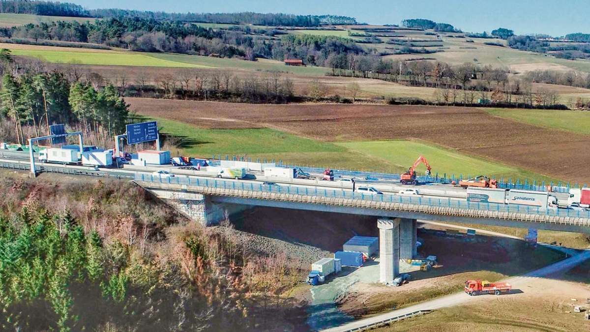 Lanzendorf: Lanzendorfer Brücke: Umbau an der A9-Baustelle