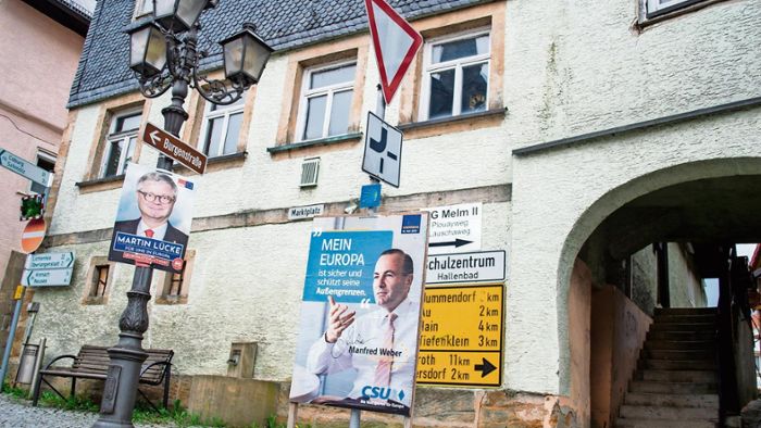 Wahlkampf im Schilderwald