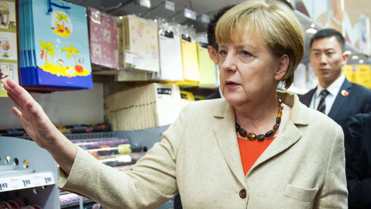 Geldbörse weg: Merkel beim Einkaufen bestohlen