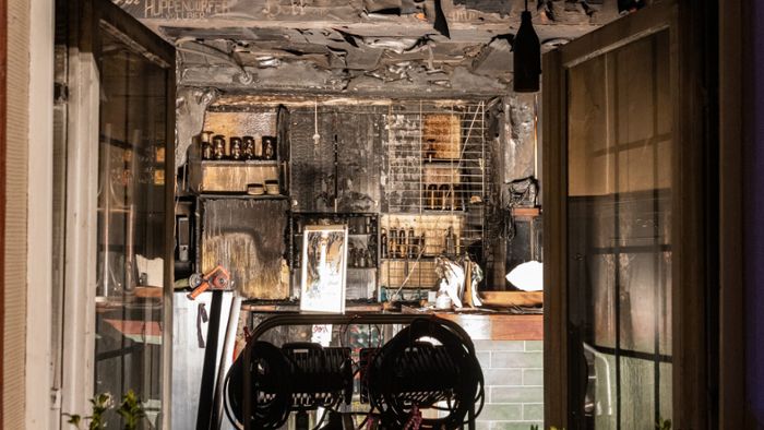 Brand in Gaststätte: Oberfranken: Feuer am Tresen