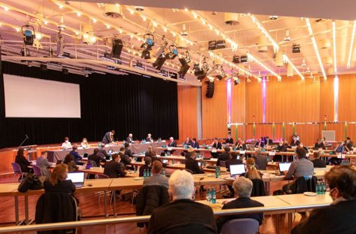 Die Sitzung des Coburger Stadtrats wurde im Mai 2021 erstmals live gestreamt. Foto: Steffen Ittig/Archiv