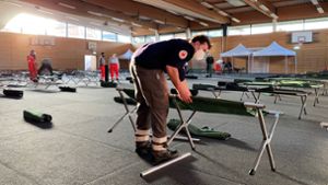Sporthalle in Neustadt wird zur Notunterkunft
