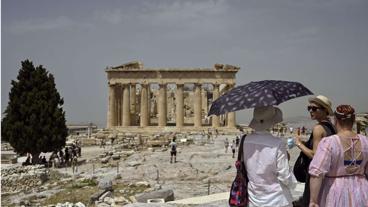 Hitze in Griechenland: 44 Grad an der Akropolis