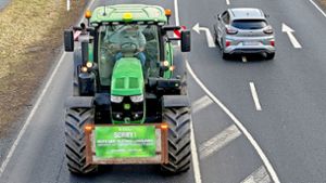 Traktoren tuckern erneut  durch den Landkreis