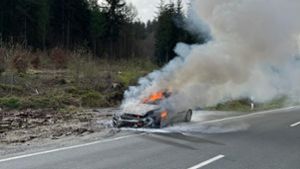 Wilhelmsthal: Auto brennt nach Kleinanzeigen-Kauf lichterloh