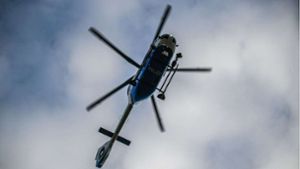Vermisste Person mit Hubschrauber gesucht