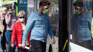 Kontrollaktion im ÖPNV: Mehrheit trägt Mund-Nase-Schutz