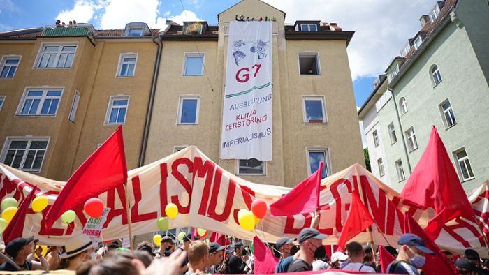 München: Tausende demonstrieren vor G7-Gipfel