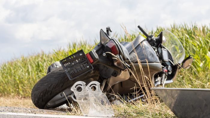 Unfall im Landkreis Haßberge: Motorradfahrer schwer verletzt