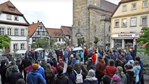 Kundgebung in Ebern: Gemeinsam für die Demokratie