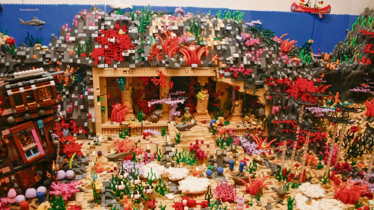 Coburg: Ein Korallenriff aus 60.000 Legosteinen