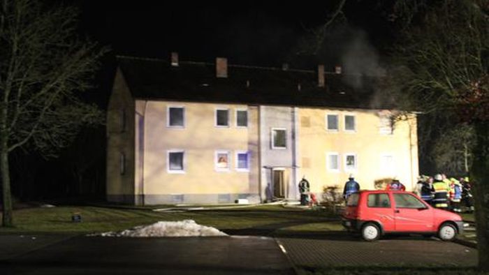 Drei Verletzte bei Brand in Neustadt